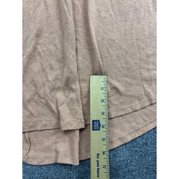 Prana Dress Womens Medium Peach Sleeveless Fit Flare High Low Hem Knit Casual - Picture 6 of 9